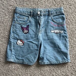 Denim Hello Kitty Shorts